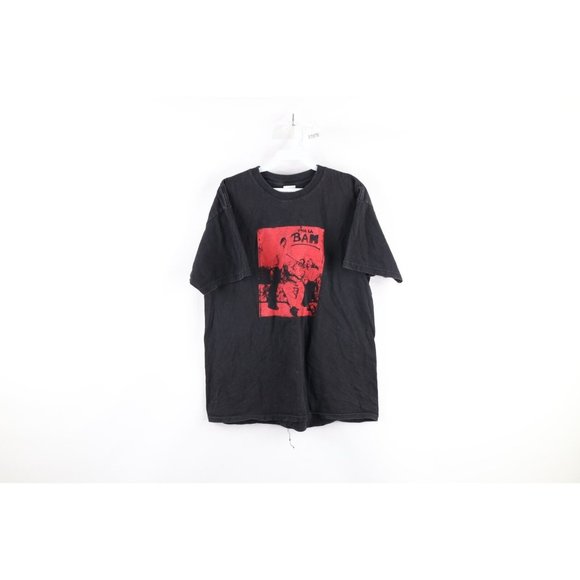 Vintage 2004 MTV Mens Large Faded Viva La Bam Bam Margera TV Show Promo T-Shirt
